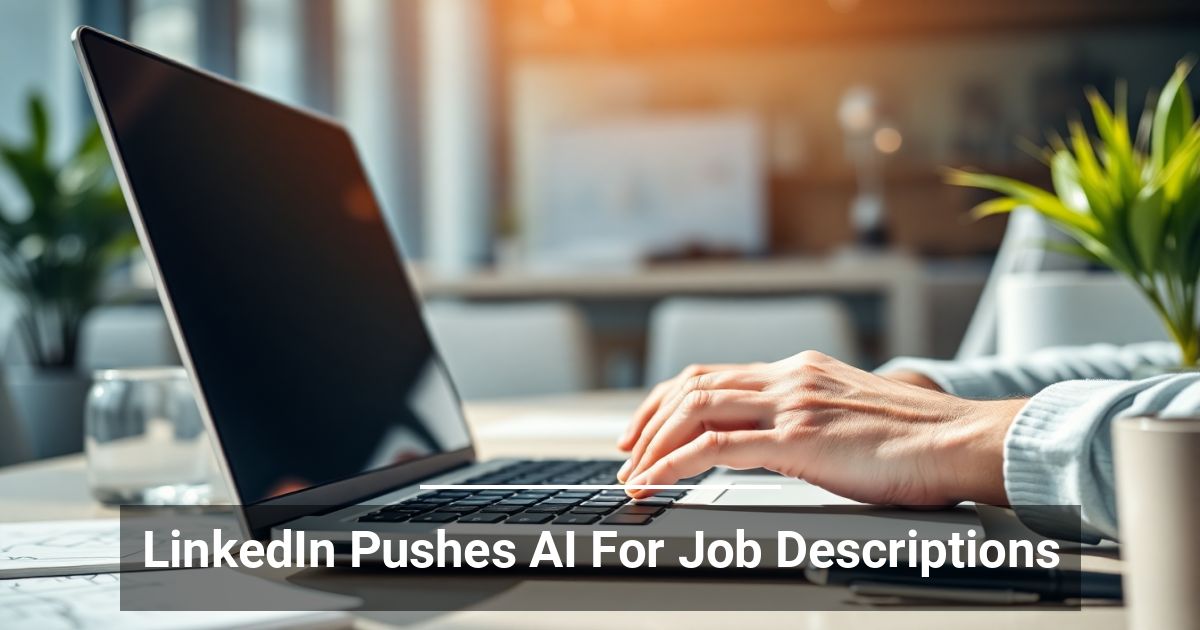 LinkedIn Pushes AI For Job Descriptions